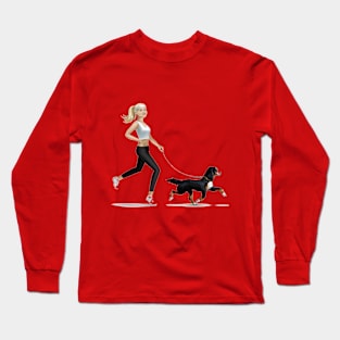 Dog walker Long Sleeve T-Shirt